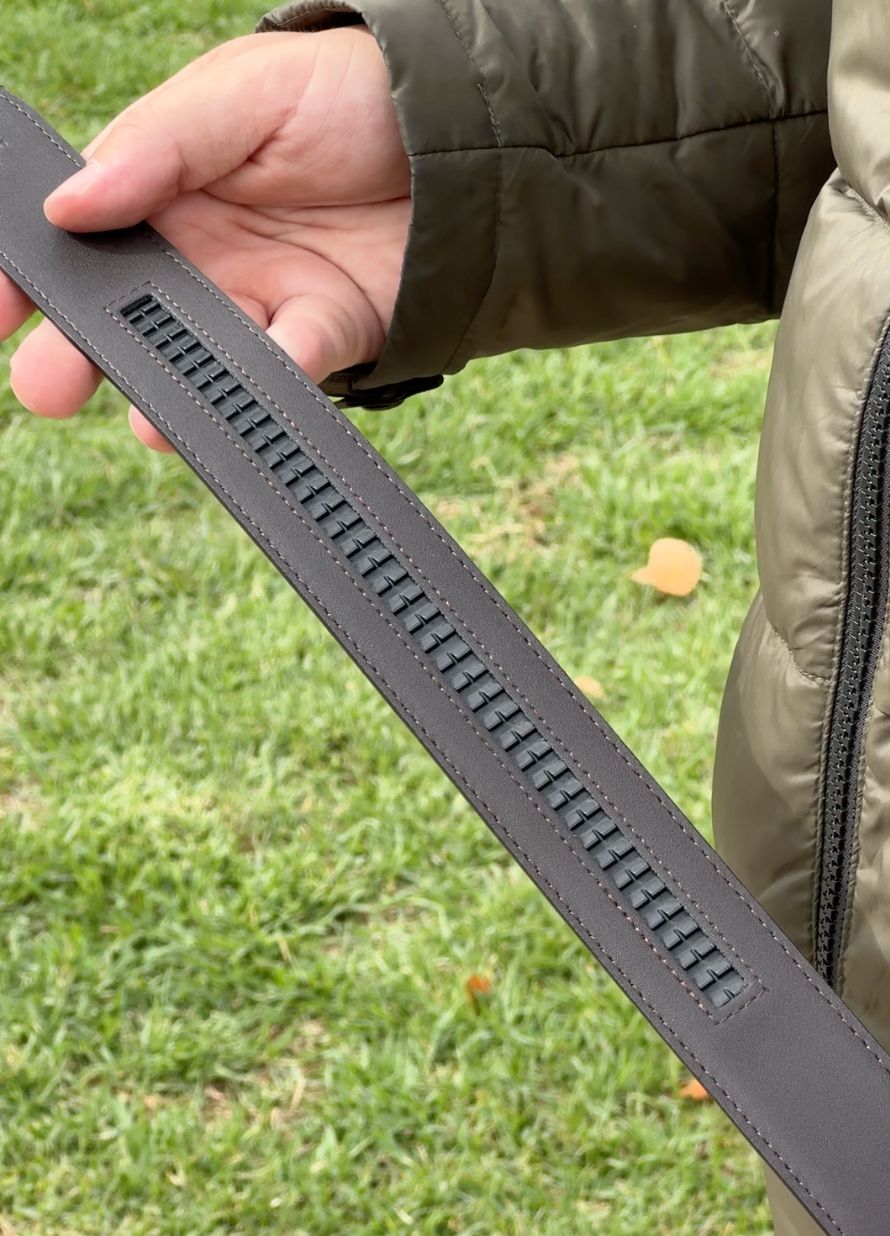 Cinturón Automático Formal OFFICE Brown/Graphite – SOLID FIT