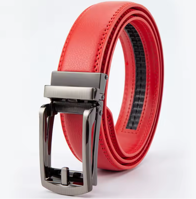 Cinturon Automatico Executive Ruby Crimson