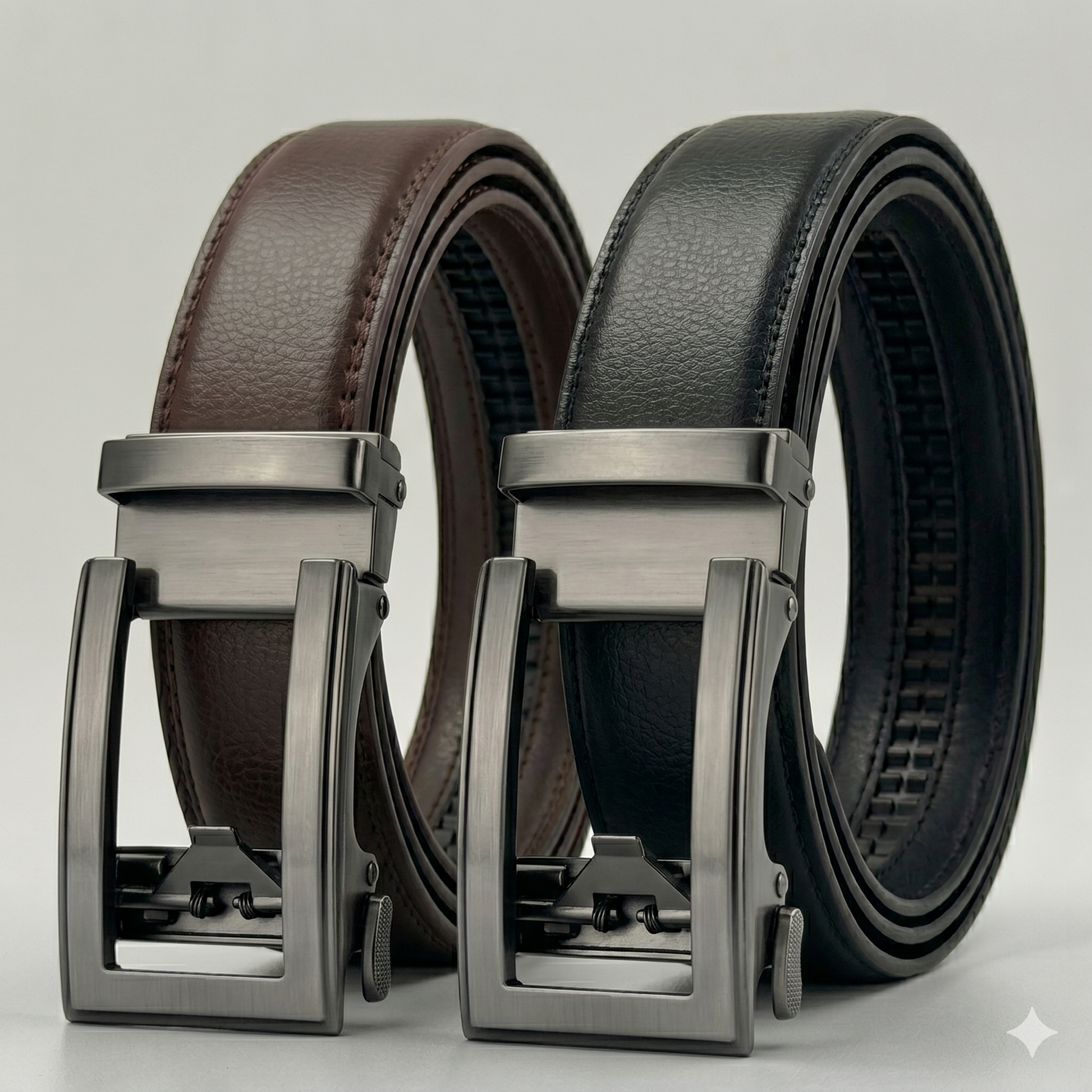 Arma tu pack dos cinturones hombre formal – Solid Co