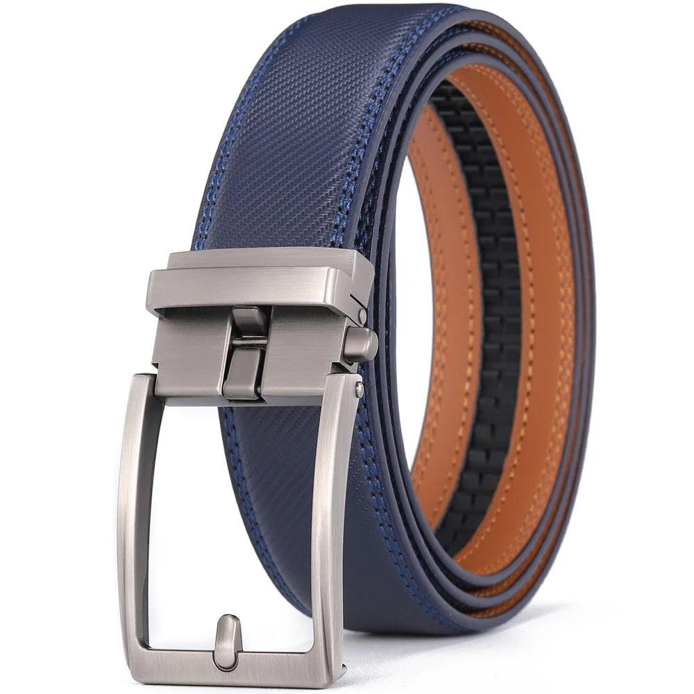 Cinturón automático azul marino formal Navy Blue – Solid Co Chile